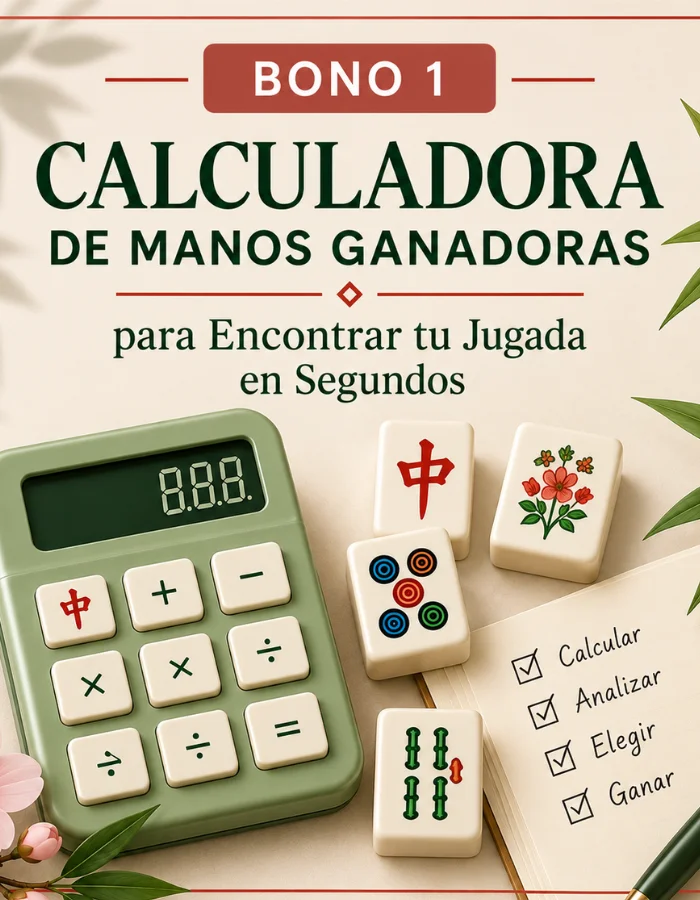 Calculadora digital de manos ganadoras mostrada en una tablet
